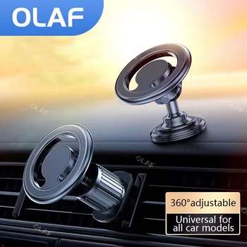 Olaf Magnetike në Makinën e Malit të Përputhshëm me iPhone 14/12/13/Pro/12 Max/12 Mini/Magsafe Rast të Fortë Magnet Ajrit Ndenja Telefon Bartësit
