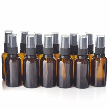 12pcs Bosh Refillable 30ml Qelibar Llak Xhami Shishe Vaporizador me Gjobë, Mjegull Spërkatësit për Vaj Esencial Aromatherapy Parfum
