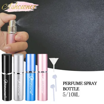 5/10ml Parfum Njëherë Shishe Mini Refillable Shishe Spray Udhëtimit Atomizer Portativ Bosh Kozmetike Enë me Dispenzim Mjet