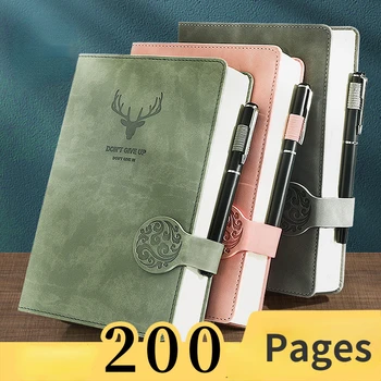 A5 200 Faqet E Trash Journal Fletore Retro Ditari Planifikuesi Punë E Zyrës Notepad Organizator I Butë Pu Lëkure Agjendën E Shkollës Shkrimi