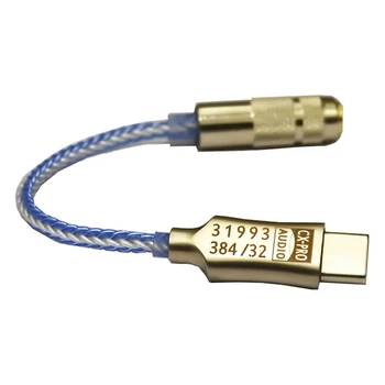 CX31993 USB Tipit C DAC Kufjeve Amp Blu Me 3.5 Mm e Prodhimit SNR128DB PCM 32B/384Khz Për Android Windows10 Telefonatë