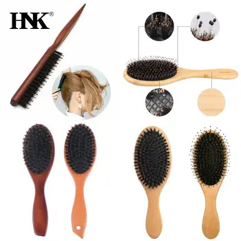 Natyrore Fazan Saj Hairbrush Masazh Krehër Anti-statike Flokët e Kokës Vozis Furçë Ah Druri të Trajtojë Flokët Krehër Furçë Styling Mjet