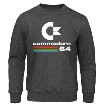 Pranverë Në Vjeshtë E Re Hoodie Modës Njerëzve Sweatshirts Lirshme Të Rastit Mashkull Hoodies Commodore 64 Print Xhup Hombre Krye Pullovers
