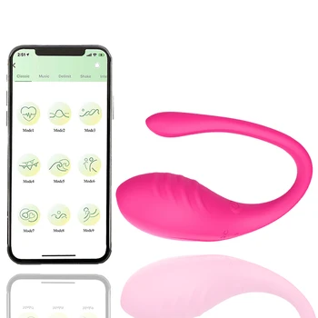 Sexy Lodra Bluetooth G Spot Dildo Vibrator për Gratë Harlisur Femra Vibrator Celulare APP Largët Vibruese Brekë Lodra për të Rriturit