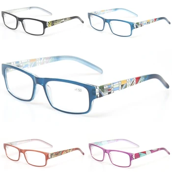 Syzet e leximit Pranverë Varet Model Elegant Design Lexuesit Burrat dhe Gratë Ngjyra Prresbyopia Syzet Dioptri +50 +600