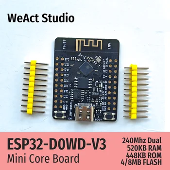 WeAct ESP32 Zhvillimit të Bordit të LLOJ-C CH340K WiFi+Bluetooth Dual Core ESP32-DOWD-V3